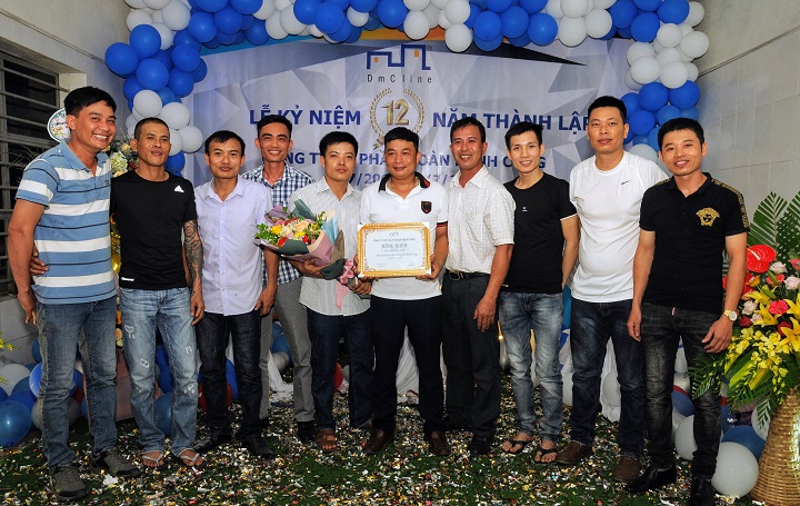 trao giải giải bóng DmC Cup 2019 mừng sinh nhật