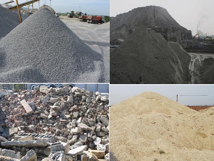 Nguyên liệu để sản xuất gạch không nung