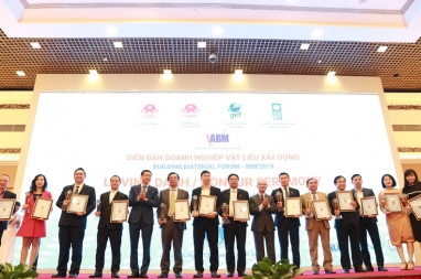 DMC is honored to achieve the title “Best practices in Production and Utilization of Non-Fired Building Materials – Green materials for Green Life”