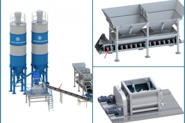 Part 3: Innovate batching system for concrete block production line – model 2020