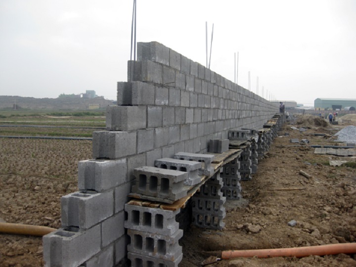 tường xây gạch không chát dây chuyền sản xuất gạch không nung DmCline D15.3
