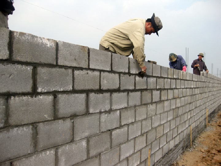 Tường xây gạch dây chuyền sản xuất gạch không nung DmCline D6.3