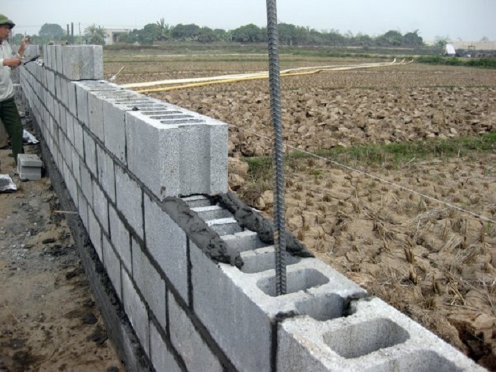 Tường xây gạch dây chuyền sản xuất gạch không nung DmCline D8.3